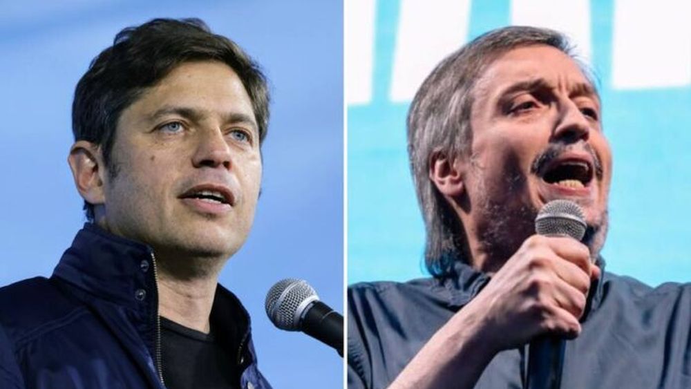 Máximo Kirchner y Axel Kicillof. (Archivo/DIB)