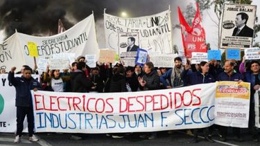 Despidos en la fábrica Secco de San Martín.
