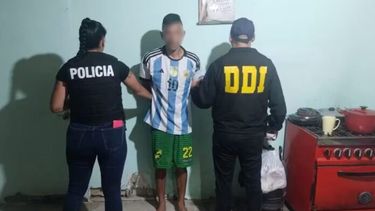 El sospechoso apresado por secuestrar y violar a una mujer en Pilar. (Policía bonaerense)