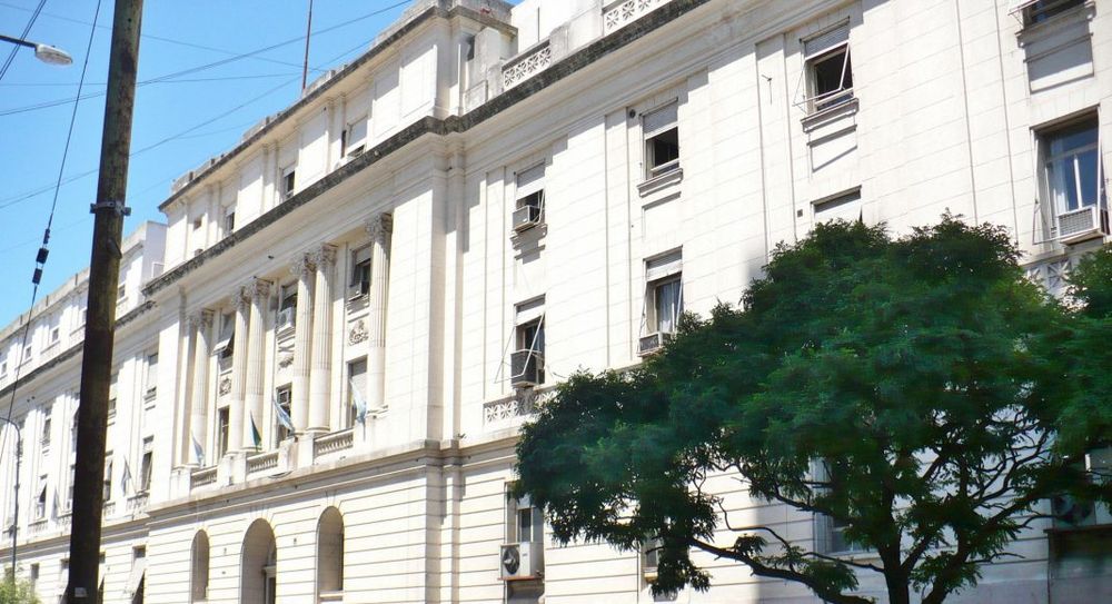 El edificio del Ministerio de Economía provincial, en La Plata.&nbsp;
