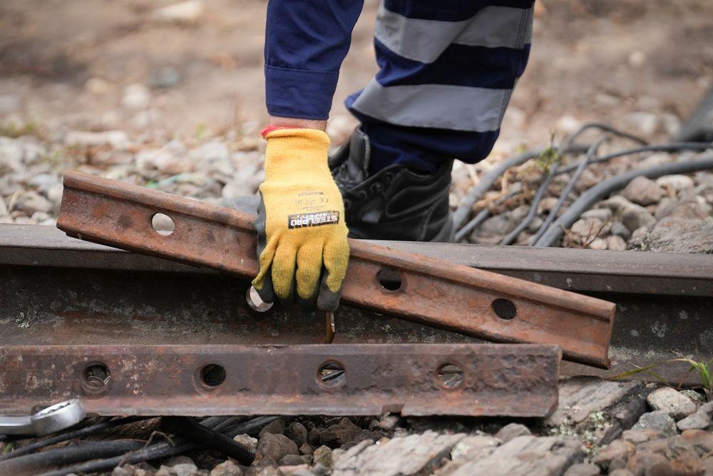 La mano de un trabajador. (Agencia Xinhua)