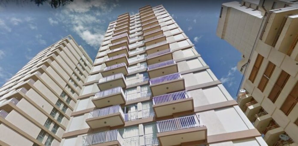 El edificio de la tragedia.