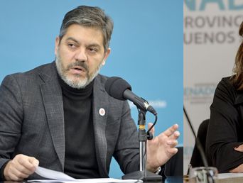 Carlos Bianco y Malena Galmarini.&nbsp;