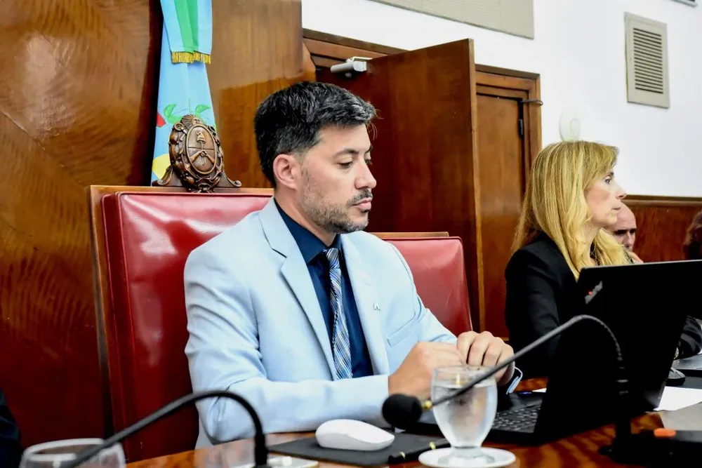 Emiliano Recalt, de La Libertad Avanza, presidente del Concejo Deliberante en Mar del Plata.