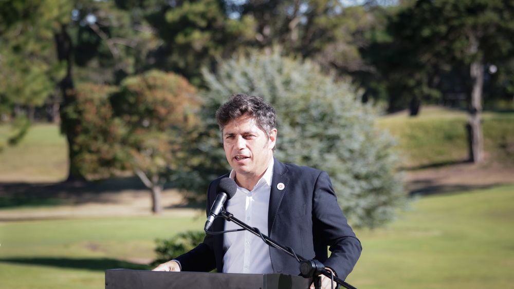 Kicillof en el Golf Club de Villa Gesell.&nbsp;