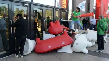 Incidentes en el Bahía Blanca Plaza Shopping el Viernes Santo.