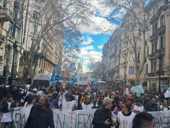 La marcha de San Cayetano llega al Gobierno.&nbsp;