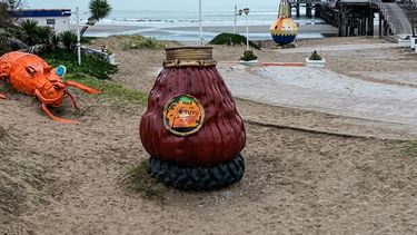La bombilla ya no está más en el emblemático mate de Mar del Tuyú.