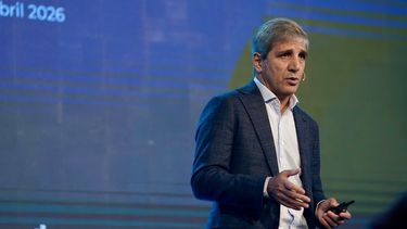El ministro de Economía, Luis Caputo, en la apertura de la ExpoEFI.&nbsp;