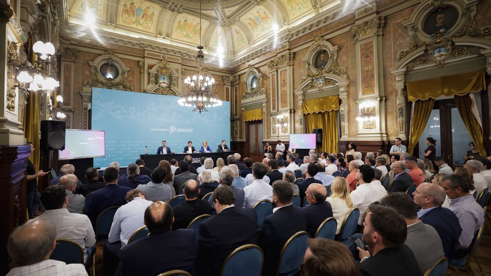 Kicillof en el encuentro con los intendentes. Kicillof en el encuentro con los intendentes.