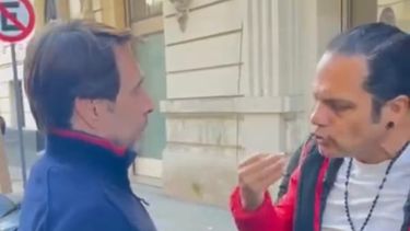 Eduardo Feinmann y Marcelo Peretta cara a cara. (Imagen TV)