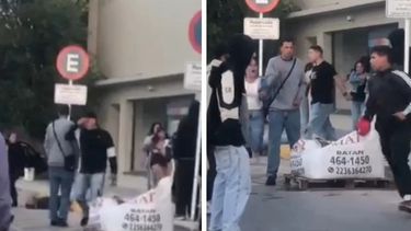 El momento en el que la pelea termina con un fatal desenlace.