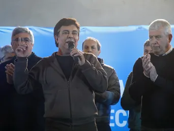 El intendente de La Matanza, Fernando Espinoza.