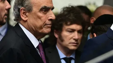 Guillermo Francos, jefe de Gabinete, y el presidente Javier Milei.