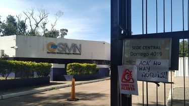 El Servicio Meteorológico Nacional (SMN) en alerta.&nbsp;