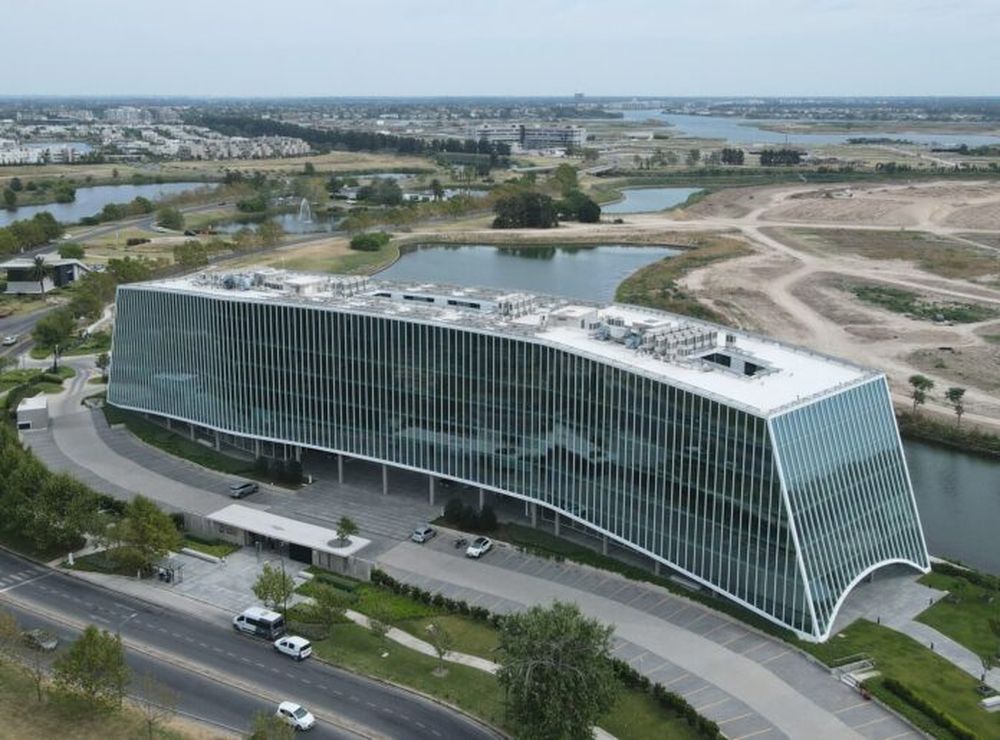 El edificio de lujo ubicado en Nordelta.