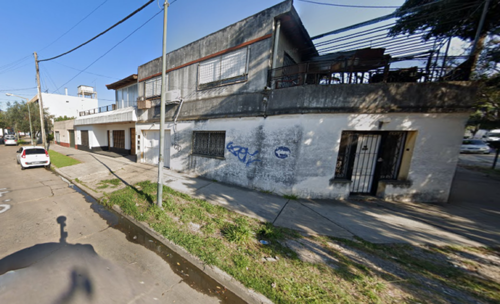 La cuadra donde sucedió el matricidio Villegas al 2600 de San Martín Foto Google Maos