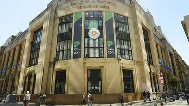 La casa central del Banco Provincia. 
