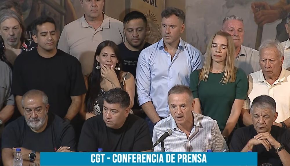 La cúpula de la CGT.&nbsp;