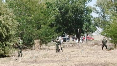 Rastrillaje de búsqueda de los restos de Miguel Bru en Abasto.&nbsp;
