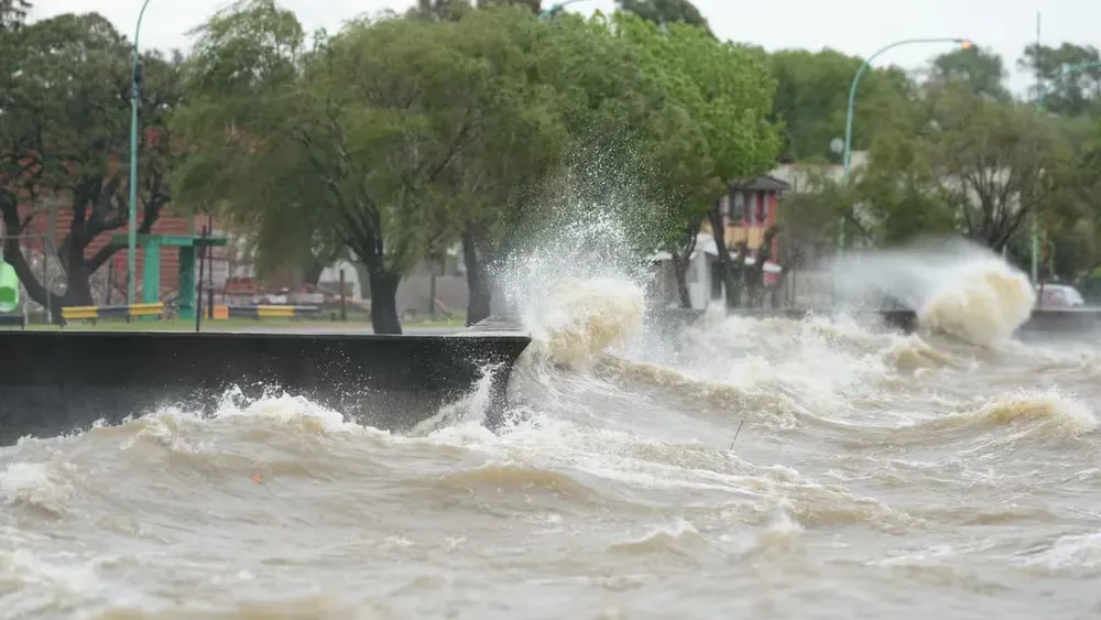 Preocupa la crecida en el Río de La Plata.&nbsp;