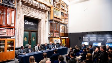Autoridades del Banco Provincia con pares del Banco de la República Oriental del Uruguay.