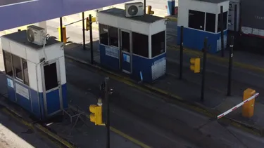 Una estación de peaje.&nbsp;