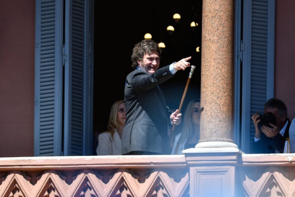 Javier Milei estrenó este lunes su Gobierno con un intenso primer día. (Télam)