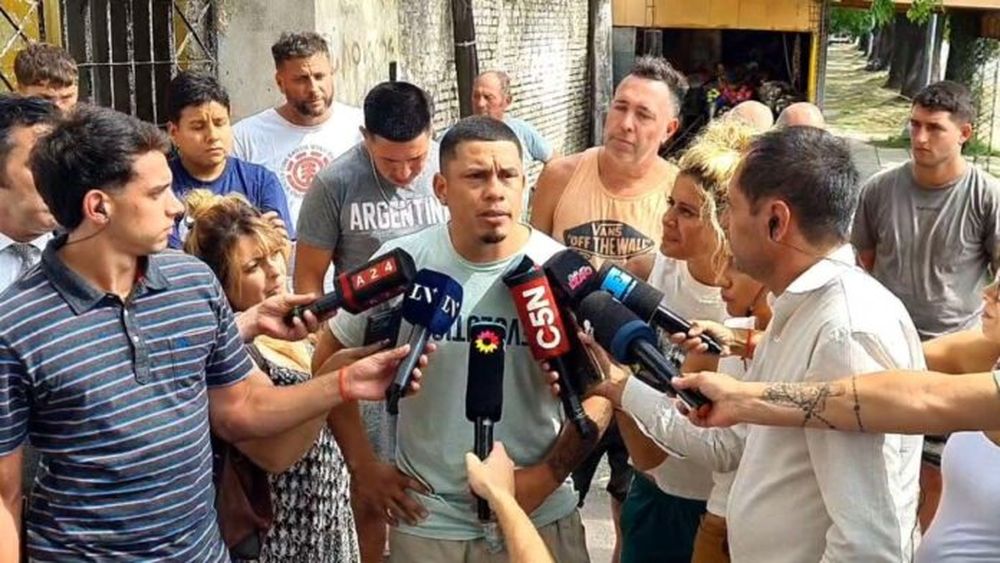 Marcos, el padre de Kim Gómez, la niña asesinada en La Plata. - Captura de pantalla -