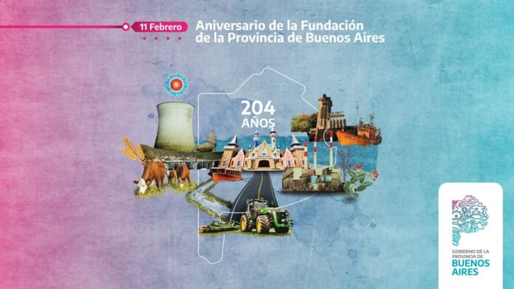 La imagen que utilizó Axel Kicillof para saludar a la provincia. - X -