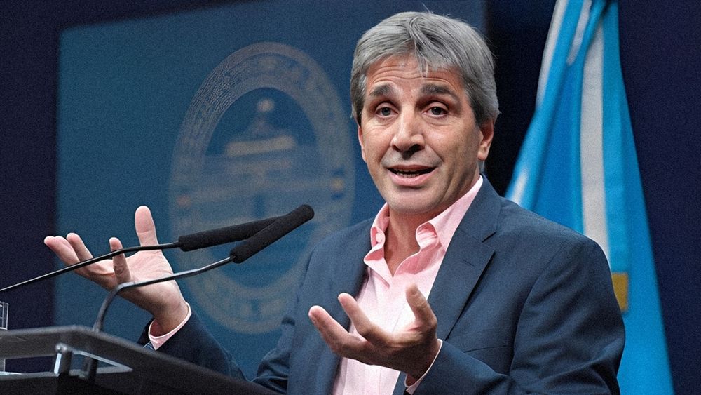 El ministro de Economía, Luis Caputo.