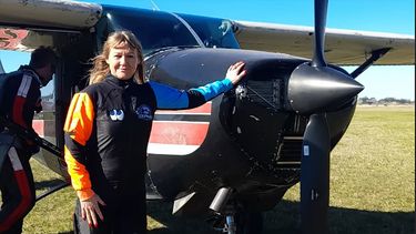 Rosana Back, la paracaidista, era Ayudante Terapéutica.