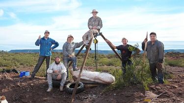 De izquierda a derecha: Salvador Palomo, Mattia Baiano, Leonardo Filippi, Flavio Bellardini, José Carballido y Alberto Garrido. (CONICET)