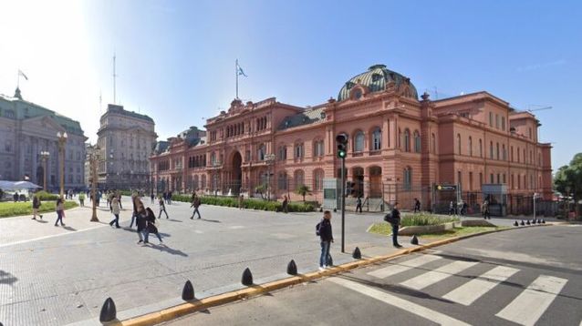 La Casa Rosada, sede del Gobierno nacional.