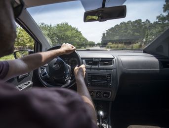 Un viajero en plena ruta del país.&nbsp;