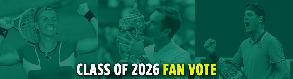 Juan Martín del Potro, nominado para ingresar al Salón de la Fama junto a Roger Federer y Svetlana Kuznetsova.