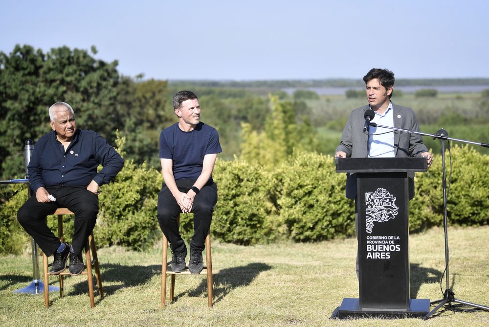 Kicillof, con Salazar y Costa en San Pedro.&nbsp;