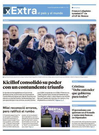 Tapa Diario Extra - 08-09