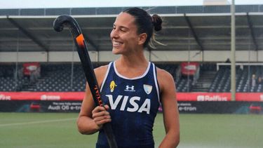 Sofía Toccalino, referente de Las Leonas que van a París en busca de una nueva medalla de oro. - Instagram -