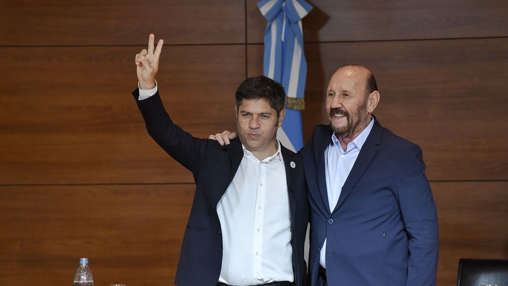Axel Kicillof junto a Gildo Insfrán, en Formosa.