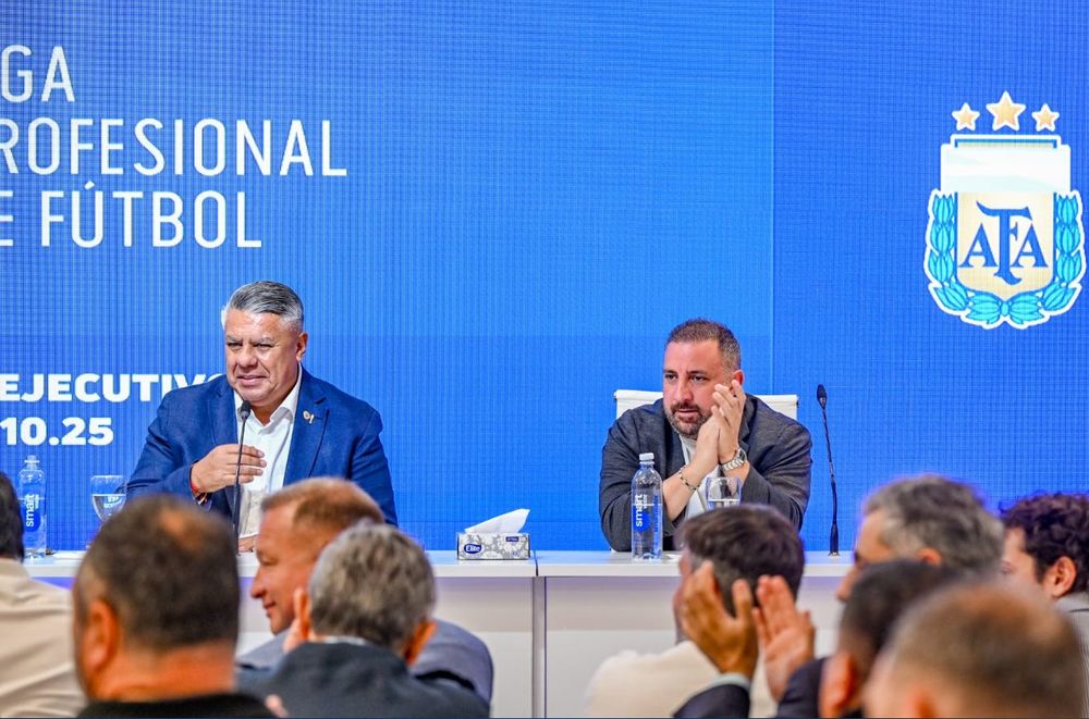 El presidente de la AFA, Claudio Tapia.&nbsp;