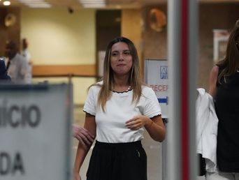 Agostina Paez, tras conocer el pedido de pena en su contra.&nbsp;