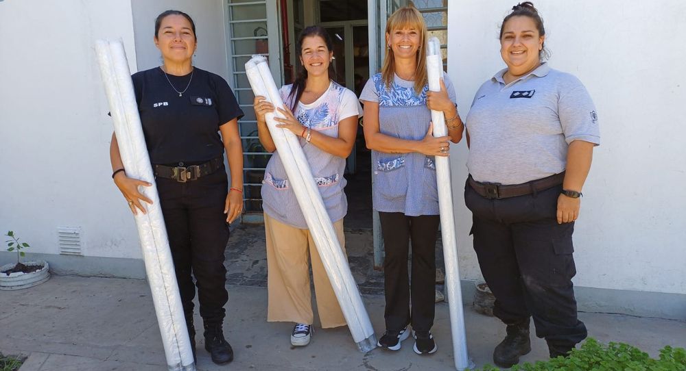 La Unidad 51 de Magdalena es uno de los penales bonaerenses donde se fabricaron elementos para escuelas públicas.