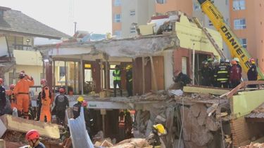 derrumbe en hotel de gesell