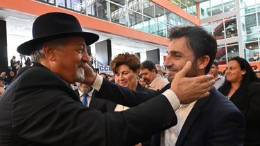 El intendente de Rawson y el Gobernador de Chubut. (X)