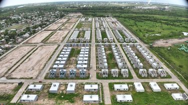 Un varrio con decenas de viviendas.&nbsp;