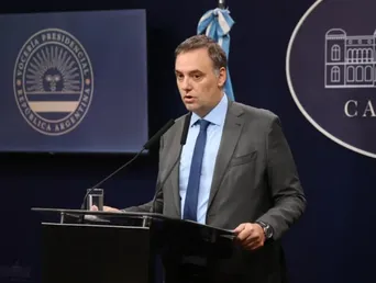 El vocero presidencial Manuel Adorni. El vocero presidencial Manuel Adorni.
