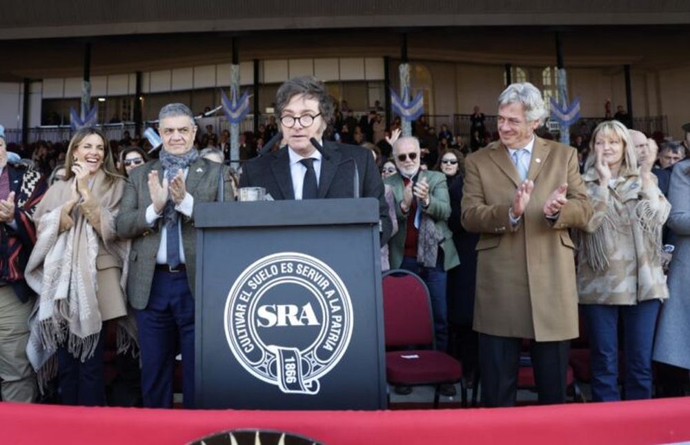 El presidente, Javier Milei, presente en el 136 inauguración de la Exposición de la Sociedad Rural Argentina.