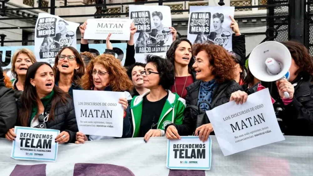 Se cumplen 9 años del primer “Ni una menos”, que abrió el camino a una marea feminista. (Somos Télam)