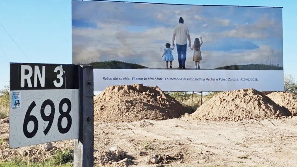 A un año de la inundación en Bahía Blanca homenajearon a Rubén Salazar y las hermanitas Hecker